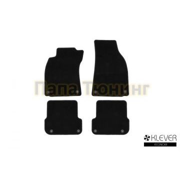 Коврики в салон Klever Econom 4 штуки на седан с АКПП для Audi A6 2004-2010 Коврики в салон Klever Econom 4 штуки на седан с АКПП для Audi A6 2004-2010