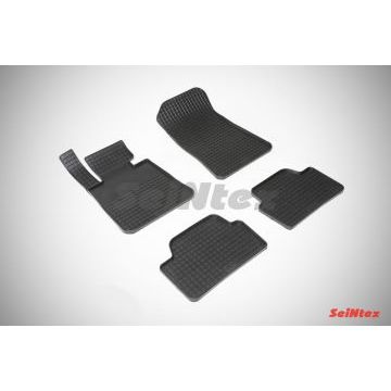 Коврики резиновые Seintex с рисунком Сетка для BMW 1 E81/82/87/88 2004-2014 Коврики резиновые Seintex с рисунком Сетка для BMW 1 E81/82/87/88 2004-2014
