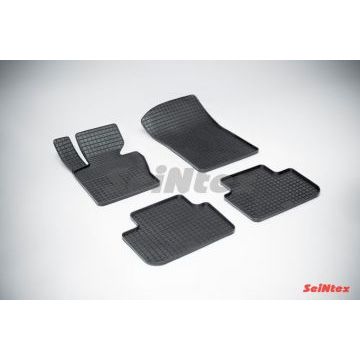 Коврики резиновые Seintex с рисунком Сетка для BMW X3 E83 2004-2010