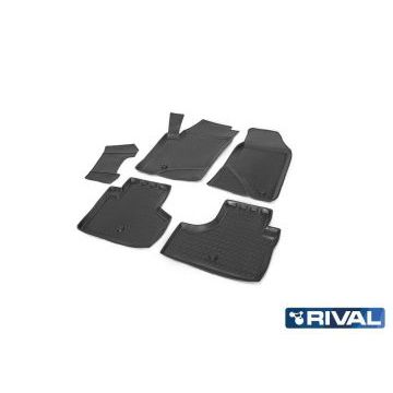 Коврики салона Rival полиуретан 5 штук для Chevrolet Niva 2009-