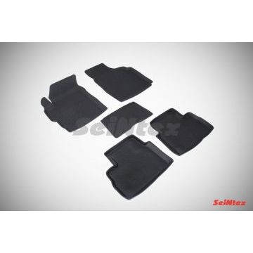 Коврики салона резиновые Seintex с бортиком для Daewoo Matiz 2002-2015