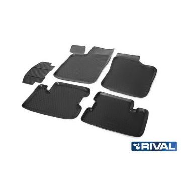 Коврики салона Rival полиуретан 5 штук для Daewoo Nexia 2011-2016