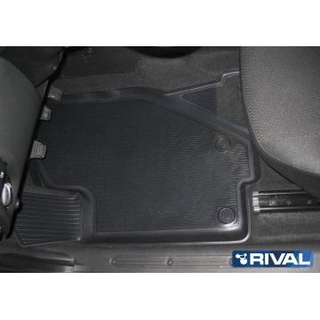 Коврики салона Rival полиуретан 5 штук на седан и хетчбек для Datsun on-DO/mi-DO 2014-