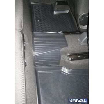 Коврики салона Rival полиуретан 5 штук на седан и хетчбек для Datsun on-DO/mi-DO 2014-