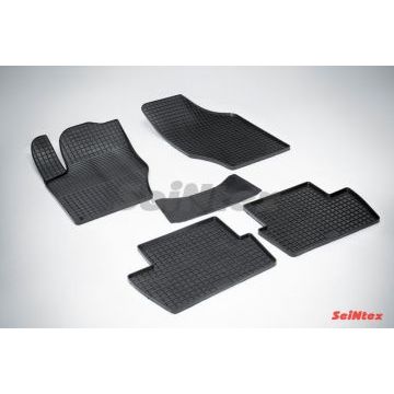 Коврики резиновые Seintex с рисунком Сетка для Citroen C4 2011- Коврики резиновые Seintex с рисунком Сетка для Citroen C4 2011-