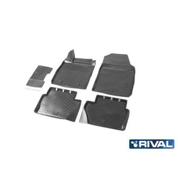 Коврики салона Rival полиуретан 5 штук для Ford Ecosport 2014-2018