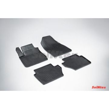 Коврики резиновые Seintex с рисунком Сетка для Ford Fiesta 2008-2017 Коврики резиновые Seintex с рисунком Сетка для Ford Fiesta 2008-2017