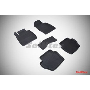 Коврики салона резиновые Seintex с бортиком для Ford Fiesta 2008-2014