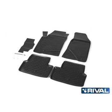 Коврики салона Rival полиуретан 5 штук для Ford Focus 2 2005-2011