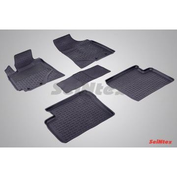 Коврики салона резиновые Seintex с бортиком для Geely Emgrand EC7 2012-2016