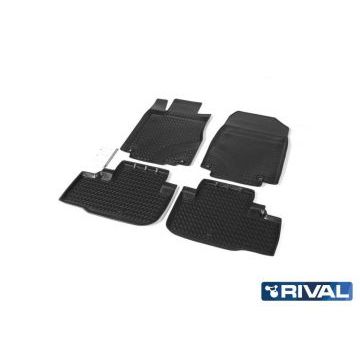 Коврики салона Rival полиуретан 4 штуки для Honda CR-V 2012-2015