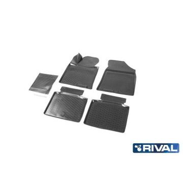 Коврики салона Rival полиуретан 5 штук на седан и универсал для Hyundai i40 2011-
