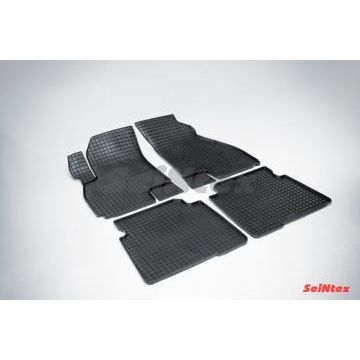 Коврики резиновые Seintex с рисунком Сетка для Hyundai Santa Fe Classic 2000-2012 Коврики резиновые Seintex с рисунком Сетка для Hyundai Santa Fe Classic 2000-2012