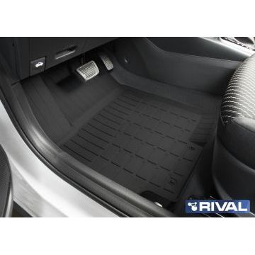 Литьевые коврики салона Rival для Hyundai Solaris SD 2017-2020 2020-/Kia Rio X-Line HB 2017-/Kia Rio SD 2017-2020 2020-