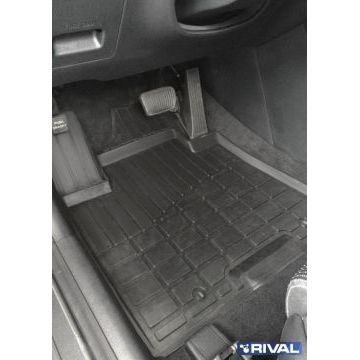 Коврики салона Rival литьевые резина 5 штук для Hyundai Tucson 2015-