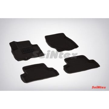 Коврики текстильные 3D Seintex чёрные для Infiniti EX35/QX50 2007-2017