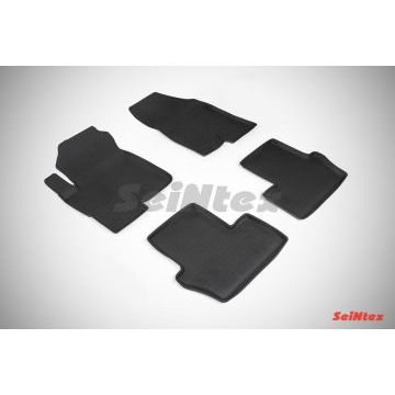 Коврики салона резиновые Seintex с бортиком для Jeep Liberty 2007-2013 Коврики салона резиновые Seintex с бортиком для Jeep Liberty 2007-2013
