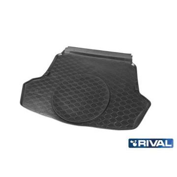 Полиуретановый коврик багажника Rival для Kia Optima IV седан Luxe, Prestige, GT Line и GT 2016-2018 2018-/Hyundai Sonata VII рестайлинг седан 2017-
