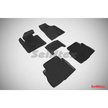 Коврики салона резиновые Seintex с бортиком для Kia Sorento 2009-2012