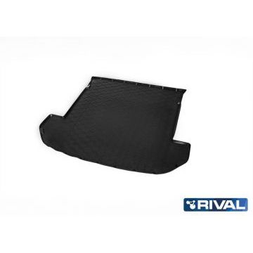 Коврик багажника Rival полиуретан на 7 мест со сложенным 3 рядом для Kia Sorento Prime 2015-