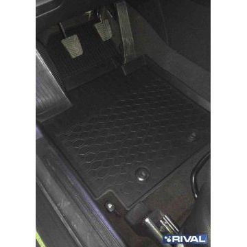 Коврики салона Rival полиуретан 4 штуки для Kia Soul 2014-2019
