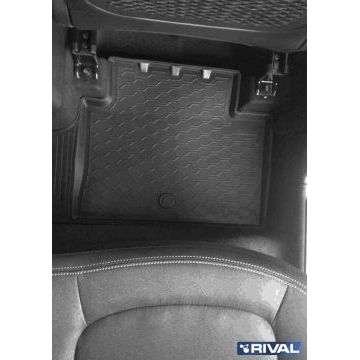 Коврики салона Rival полиуретан 4 штуки для Kia Soul 2014-2019