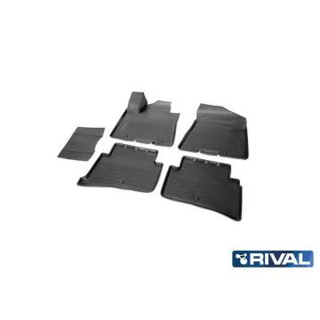 Коврики салона Rival полиуретан 5 штук для Kia Sportage 2016-2021