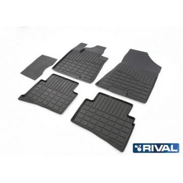 Коврики салона Rival литьевые резина 5 штук для Kia Sportage 2016-2021