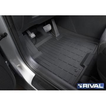 Коврики салона Rival литьевые резина 5 штук для Kia Sportage 2016-2021