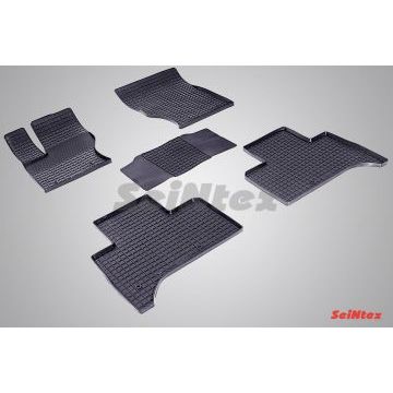 Коврики резиновые Seintex с рисунком Сетка для Land Rover Range Rover 2012-2019