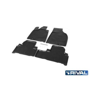 Коврики салона Rival полиуретан 4 штуки для Lexus RX 2012-2015