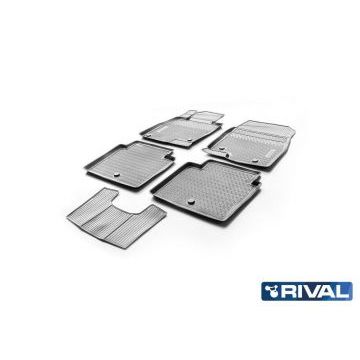 Коврики салона Rival полиуретан 5 штук для Mazda 6 2012-