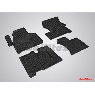 Коврики резиновые Seintex с рисунком Сетка для Mercedes-Benz Sprinter W906 2006- Коврики резиновые Seintex с рисунком Сетка для Mercedes-Benz Sprinter W906 2006-