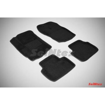 Коврики текстильные 3D Seintex чёрные для Mitsubishi ASX 2010- Коврики текстильные 3D Seintex чёрные для Mitsubishi ASX 2010-