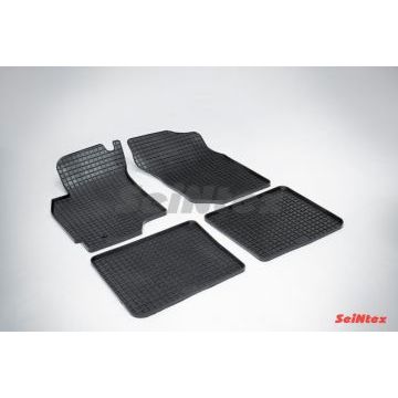 Коврики резиновые Seintex с рисунком Сетка для Mitsubishi Lancer 9 2003-2007