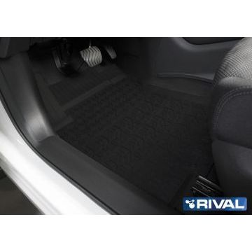 Коврики салона Rival литьевые резина 5 штук для Nissan Qashqai (СПБ) 2015-2019