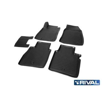 Коврики салона Rival полиуретан 5 штук для Nissan Sentra 2012-2017