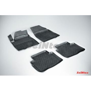 Коврики салона резиновые Seintex с бортиком для Nissan Teana 2 2008-2014
