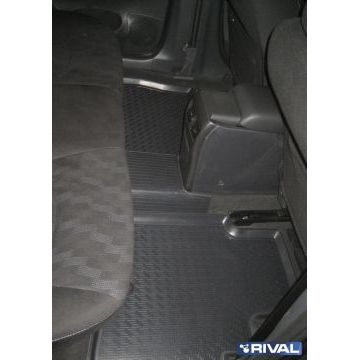 Коврики салона Rival полиуретан 5 штук для Nissan Tiida 2015-2018