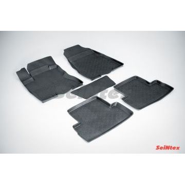 Коврики салона резиновые Seintex с бортиком для Nissan X-Trail T31 2007-2015 Коврики салона резиновые Seintex с бортиком для Nissan X-Trail T31 2007-2015