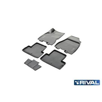 Коврики салона Rival полиуретан 5 штук для Nissan X-Trail T31 2011-2015