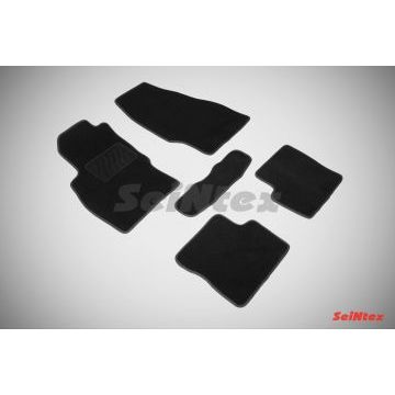 Коврики салона Lux текстильные Seintex чёрные для Opel Corsa D 2006-2014