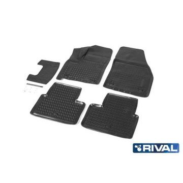 Коврики салона Rival полиуретан 5 штук для Opel Meriva 2010-2018