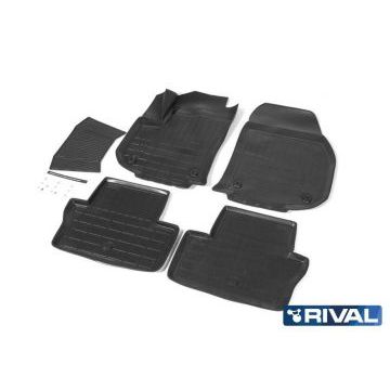 Полиуретановые коврики салона Rival для Opel Zafira Family B 2011-2016/Opel Zafira B 2005-2012
