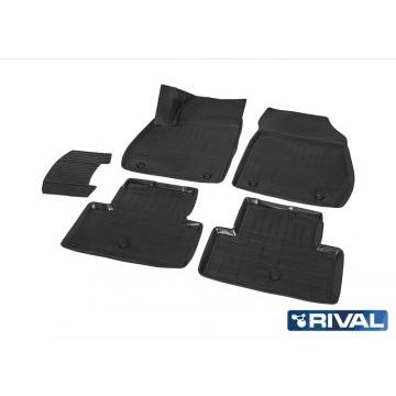 Коврики салона Rival полиуретан 5 штук на Tourer для Opel Zafira Tourer 2012-