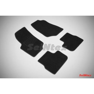 Коврики салона Lux текстильные Seintex чёрные для Peugeot 207 2006-2013 Коврики салона Lux текстильные Seintex чёрные для Peugeot 207 2006-2013