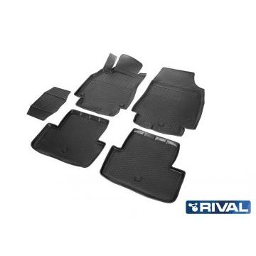 Коврики салона Rival полиуретан 5 штук для Renault Fluence 2009-2017
