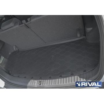 Коврик багажника Rival полиуретан на 7 мест для Skoda Kodiaq 2017-