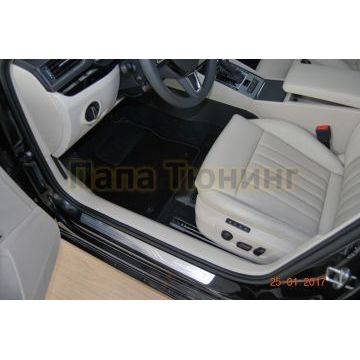 Коврики в салон Klever Premium 5 штук для Skoda Superb 2015-2019
