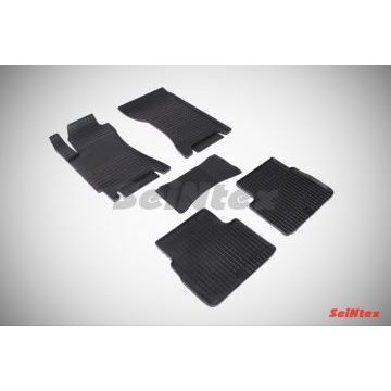 Коврики резиновые Seintex с рисунком Сетка для Subaru Forester 2002-2008